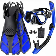 3 In 1 Snorkel Gear Set With Fins