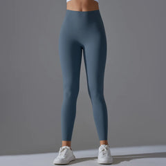 Women's High Waisted Peach Hip Lifting Yoga Leggings
