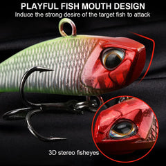 Spinner VIB Fishing Lure with Rotating Tail