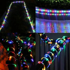 Outdoor Solar LED Rope Fairy String Lights