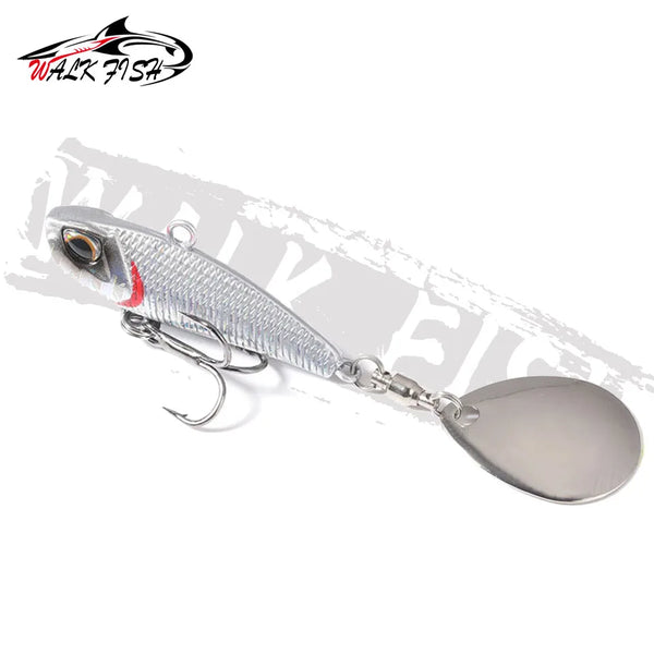 Spinner VIB Fishing Lure with Rotating Tail
