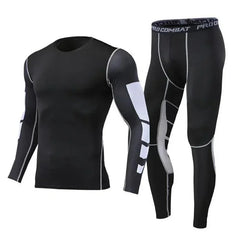 Men's Compression Running Tracksuit Fitness Sportswear Set