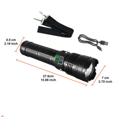Rechargeable LED Tactical Flashlight for Camping