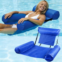 Inflatable Pool Hammock Float Lounge Chair