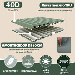 Extra Thick 4" Self-Inflating Camping Sleeping pad