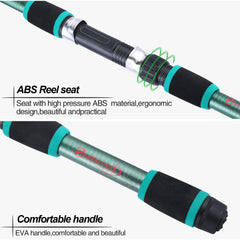 1.8M Telescopic Fiberglass Fishing Rod Children