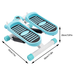 Mini Twist Stepper With Resistance Bands LED Screen