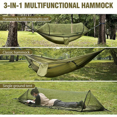 2 In 1 Ultralight Camping Hammock Mosquito Net