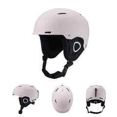 Professional Ski Helmet with Integrated Goggles