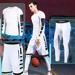 Men's Compression Running Tracksuit Fitness Sportswear Set