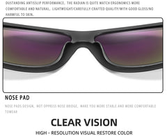 Men's Polarized Square Outdoor Sunglasses
