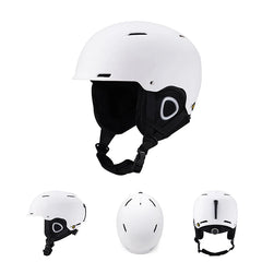 Professional Ski Helmet with Integrated Goggles