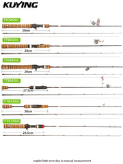 Carbon BFS Spinning Casting Fishing Rod