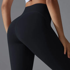 Women's High Waisted Peach Hip Lifting Yoga Leggings