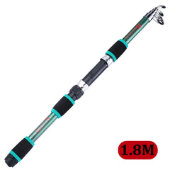 1.8M Telescopic Fiberglass Fishing Rod Children