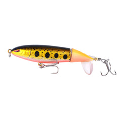 Whopper Popper Topwater Rotating Tail Fishing Lure