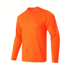 Men's Long Sleeve Quick Dry Athletic Performance Shirt