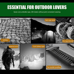 550 Paracord 7 Core 4mm Outdoor Survival Rope