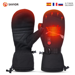 Waterproof Heated Winter Gloves for Skiing & Cycling