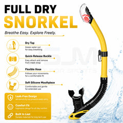 Full Dry Snorkel With Purge Valve