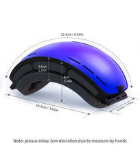 UV400 Anti-Fog Ski & Snowboard Goggles