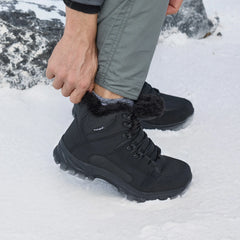 Men's Warm Winter Snow Boots – Wide Fit