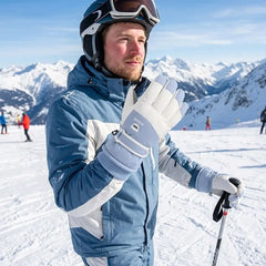 Warm Waterproof Touchscreen Ski Gloves for Men & Women