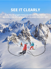 UV400 Anti-Fog Ski & Snowboard Goggles