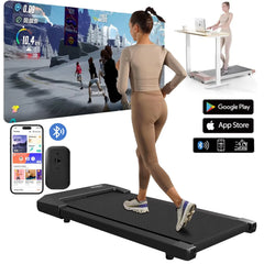 300lbs Treadmill for Home 2.5HP Treadmills Walking Pad LCD Digital Data Display 2in1 Walking Running Fitness Exercise Machine