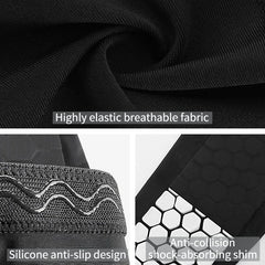 Honeycomb Compression Shin Guards with Calf Protection  Description:
