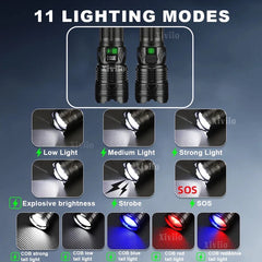 Rechargeable LED Tactical Flashlight for Camping