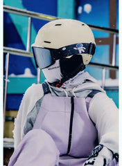 Professional Ski Helmet with Integrated Goggles