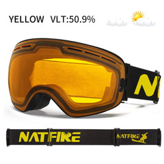 UV400 Anti-Fog Ski & Snowboard Goggles