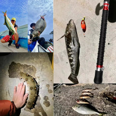 Portable Carbon Spinning Fishing Rod 3 Piece
