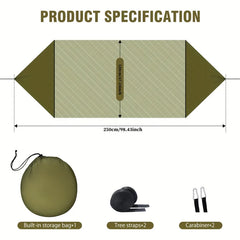 2 In 1 Ultralight Camping Hammock Mosquito Net