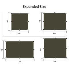 Ultralight Waterproof Camping Tarp Tent Outdoor Shelter