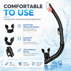 Full Dry Snorkel With Purge Valve