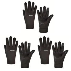 Waterproof Thermal Sports Gloves with Grip