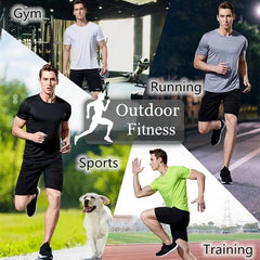 Men's Quick Dry Moisture Wicking Gym T Shirt