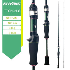 Carbon BFS Spinning Casting Fishing Rod