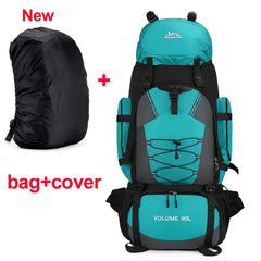 90L Waterproof Hiking Camping Backpack Large Capacity