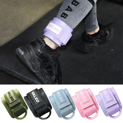 Double D-Ring Gym Ankle Straps for Cable Workouts