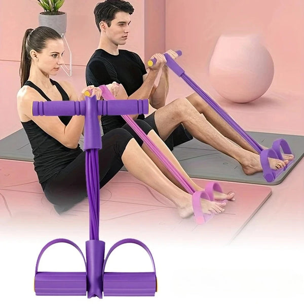 4-Level Resistance Band Tensioner with Handles