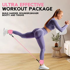 Double D-Ring Gym Ankle Straps for Cable Workouts