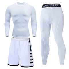 Men's Compression Running Tracksuit Fitness Sportswear Set