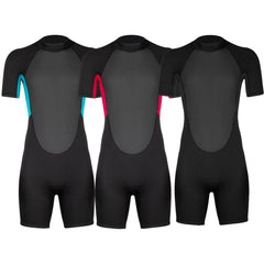 Men's 3mm Neoprene Short Sleeve Wetsuit Diving