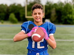 Youth American Football Receiver Gloves – Enhanced Grip