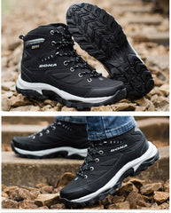 BONA New Hot Style Men Hiking Shoes Winter Outdoor Walking Jogging Shoes Mountain Sport Boots Climbing Sneakers