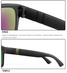 Men's Polarized Square Outdoor Sunglasses