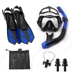 5-Piece Snorkeling Set with Mask, Snorkel & Fins